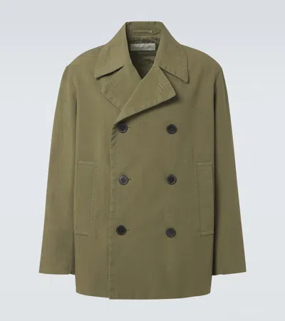 Dries Van Noten Cotton Jacket In Green
