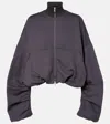 Dries Van Noten Cotton Jersey Jacket In Gray