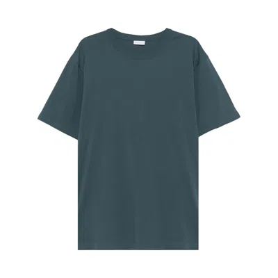 Pre-owned Dries Van Noten Cotton Jersey Short-sleeve T-shirt 'petrol' | Blue | Men's Size Xl