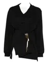 Dries Van Noten Cotton Jersey Top In Black