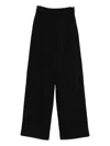 Dries Van Noten Cotton Jersey Trousers In Black