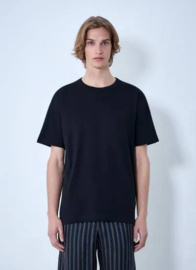 Dries Van Noten Cotton Jersey T-shirt In Black