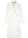 Dries Van Noten Cotton Mac Coat In White