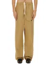 Dries Van Noten Wide Leg Trousers Pannoch In Brown