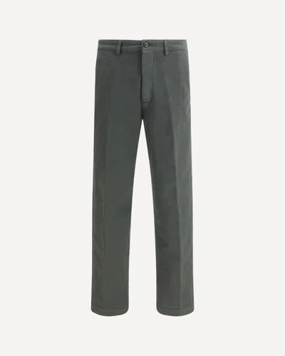 Dries Van Noten Cotton Pants In Gray