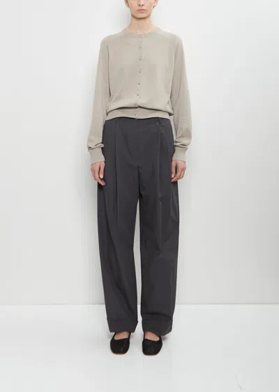 Dries Van Noten Cotton Partan Pants In Dark Grey