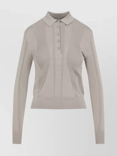 DRIES VAN NOTEN COTTON POLO KNITTED LONG SLEEVES