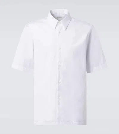 Dries Van Noten Cotton Poplin Shirt In White