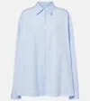 Dries Van Noten Women Built-in Belt Shirt In Blue