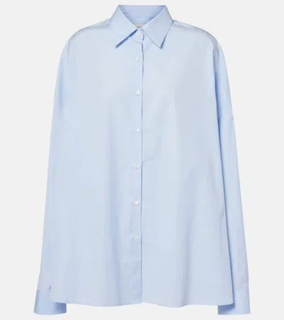 DRIES VAN NOTEN COTTON POPLIN SHIRT