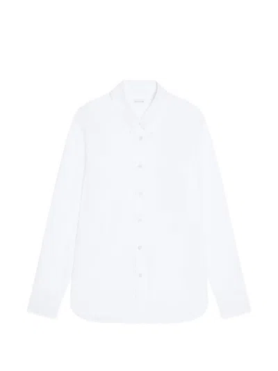 Dries Van Noten Cotton Poplin Shirt In White