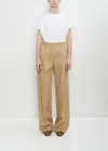 Dries Van Noten Cotton Portias Pants In Beige