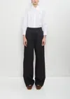 Dries Van Noten Cotton Portias Pants In Black