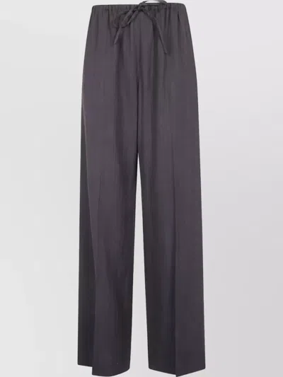 Dries Van Noten Cotton Puvis Long Trousers In Blue