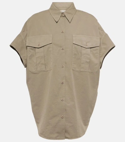 Dries Van Noten Cotton Shirt In Beige