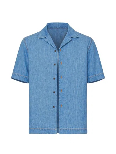 Dries Van Noten Cotton Shirt In Blue