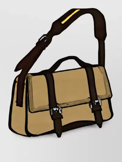Dries Van Noten Cotton Shopper Bag In Brown