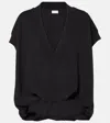 Dries Van Noten Cotton Sweater Vest In Black