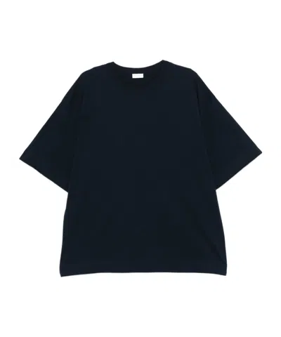 Dries Van Noten Cotton T-shirt In Blue