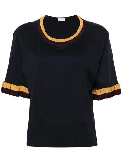 Dries Van Noten Cotton T-shirt In ブラック