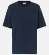 Dries Van Noten Cotton T-shirt In Blue