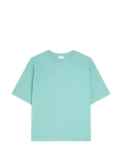 Dries Van Noten Cotton T-shirt In Blue