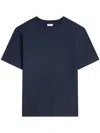 Dries Van Noten Crew-neck Cotton T-shirt In Blue