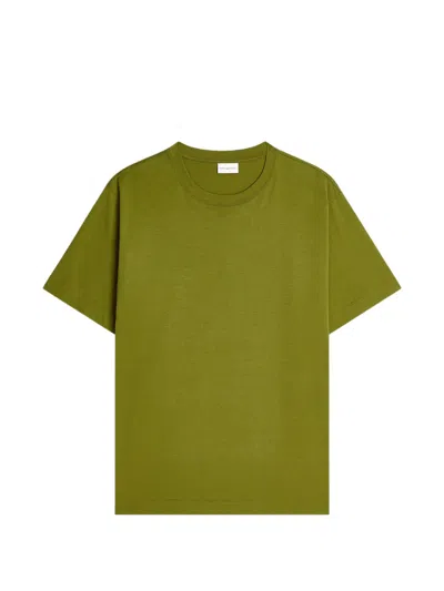 Dries Van Noten Cotton T-shirt In Green