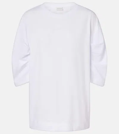 Dries Van Noten Cotton T-shirt In White