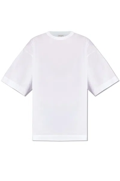 Dries Van Noten Cotton T-shirt In White