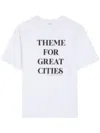Dries Van Noten Cotton T-shirt With Statement Slogan Print In White