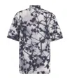 Dries Van Noten Cotton Thistle Print Shirt In Black