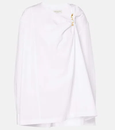 Dries Van Noten Cotton Top In White