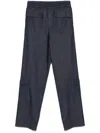 Dries Van Noten Cargo Drawstring Waistband Cotton Trousers