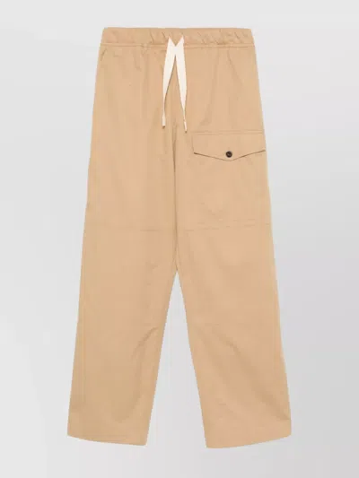 DRIES VAN NOTEN COTTON TROUSERS FEATURING MULTIPLE POCKETS