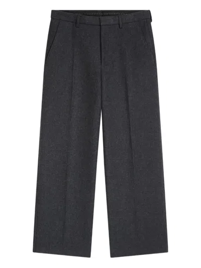 Dries Van Noten Cotton Trousers In Gray