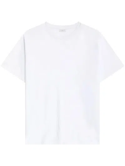 Dries Van Noten Cotton Tshirt In White
