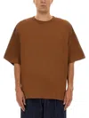 Dries Van Noten Cotton Tshirt In Brown