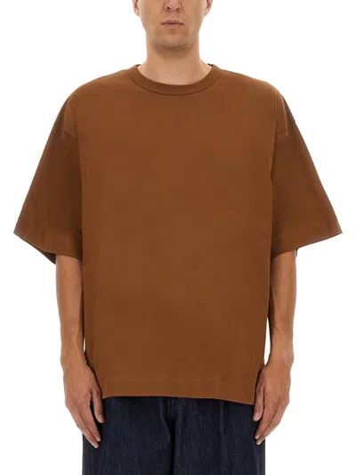 Dries Van Noten Cotton Tshirt In Brown