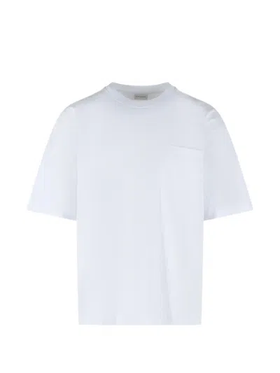 Dries Van Noten Heso Cotton T Shirt Short Sleeves Crewneck In White