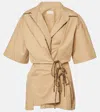 Dries Van Noten Cotton Twill Shirt In Beige
