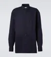 Dries Van Noten Cotton Twill Shirt In Blue