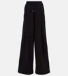 Shop Dries Van Noten Cotton Wide-leg Pants In Black