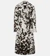 Dries Van Noten Cow-print Wool And Alpaca-blend Coat In White