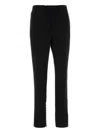 Dries Van Noten Ankle Length Polyester Pandoris Trousers In Black