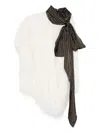 Dries Van Noten Cresta Fringed Top In White