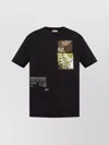 Dries Van Noten Crew Neck Graphic Print T-shirt In Black