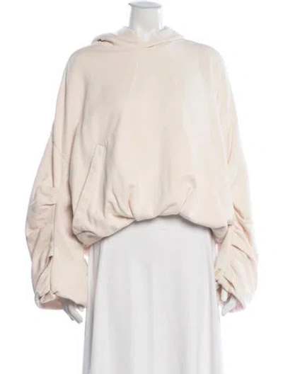 Pre-owned Dries Van Noten Crew Neck Long Sleeve Hoodie In Neutrals