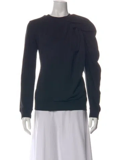 Pre-owned Dries Van Noten Crew Neck Long Sleeve Sweatshirt In Blue