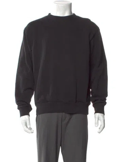 Pre-owned Dries Van Noten Crew Neck Long Sleeve Sweatshirt In Gray